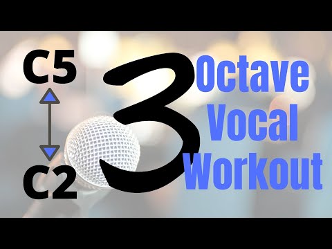 3 Octave Vocal Workout -  Bass Exercises