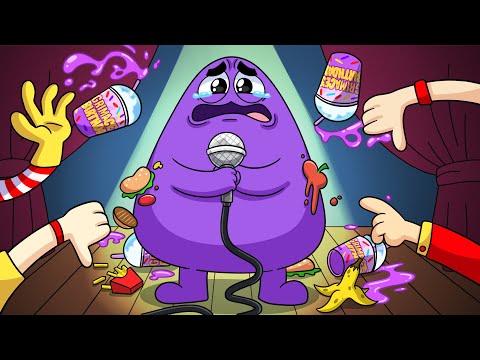 "GRIMACE SHAKE SONG" Official Music Animation