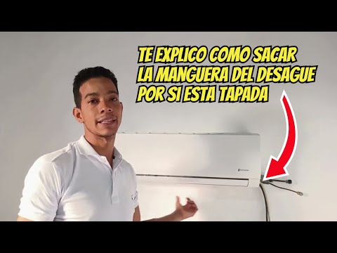 ¿Cómo sacar el desagüe del aire acondicionado Split?