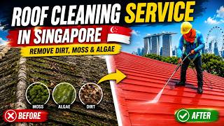 Roof Cleaning Service in Singapore | Remove Dirt, Moss & Algae | CWP