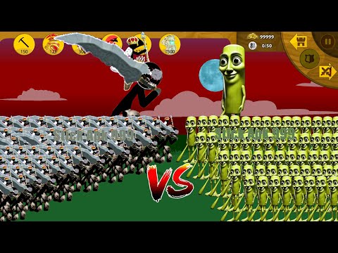 Insane Black Super Boss vs New Leaf Tung Tung Sahur! | Stick War Legacy Update