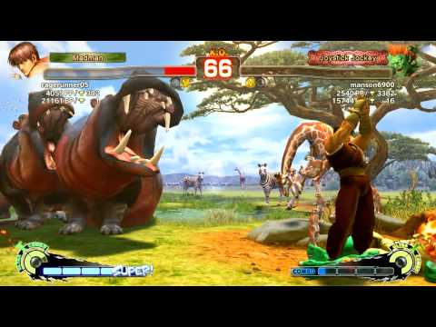 SSF4AE 2012: Ragerunner05 (Guy) vs Manson6900 (Blanka) - Ranked match