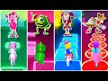 Mommy Long Legs Alien Dance Pomni Crazy Tails Tiles Hop Music Game