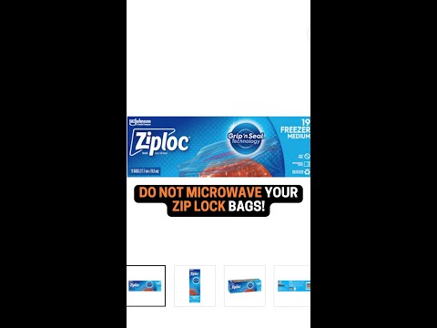 This is why you should not be microwaving your ziploc bags