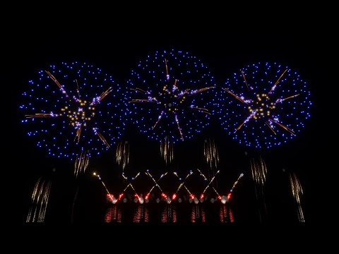 (4K) Coldplay “A Sky Full of Stars” FWsim pyromusical