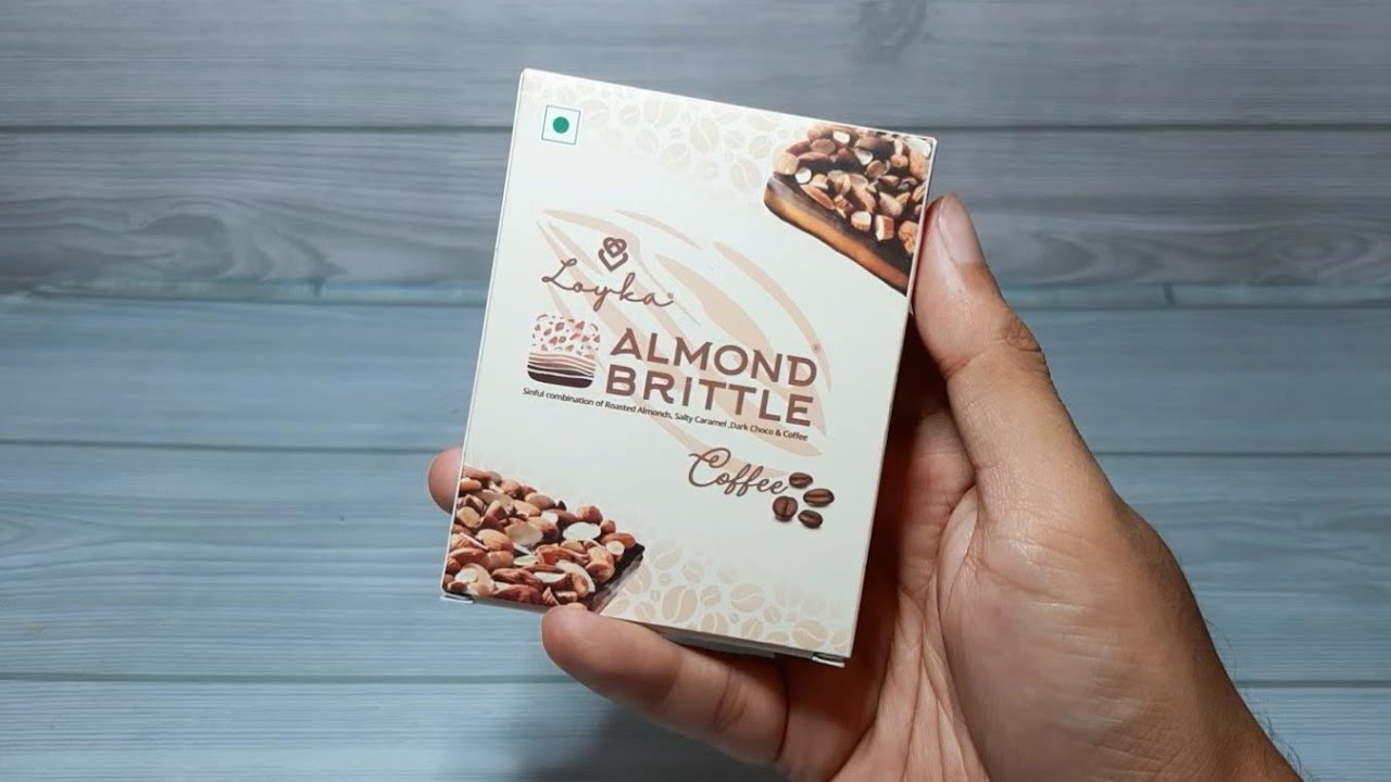 Loyka Almond Brittle in Coffee Flavour 🌰 ☕️ Cookie or Chocolate