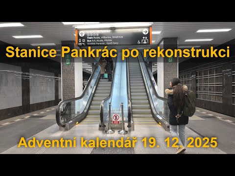 Otevření stanice Pankrác na metru C po roční rekonstrukci, 19. 12. 2025