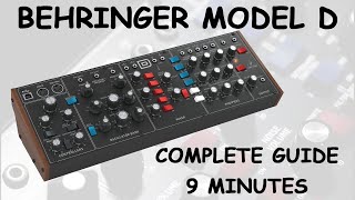 Video thumbnail for Behringer Model D Review and Demo by Consordini