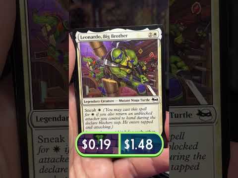 Ham-Man Reviews - Teenage Mutant Ninja Turtles - Magic the Gathering  Pack Opening - Part 11 #mtg