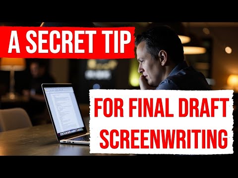A SECRET TIP for Screenplays in Final Draft