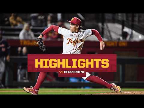 USC Baseball vs Pepperdine Highlights | Trojans win 3-1