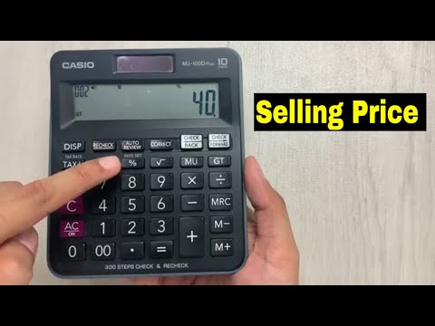 How to Find Selling Price On Calculator - Step by Step Method