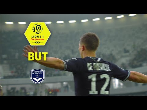 But Nicolas DE PREVILLE (22') / Girondins de Bordeaux - Olympique Lyonnais (3-1)  / 2017-18