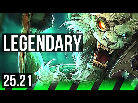 RENGAR vs KAYN (JGL) | Legendary, 6 solo kills | EUNE Master | 25.21