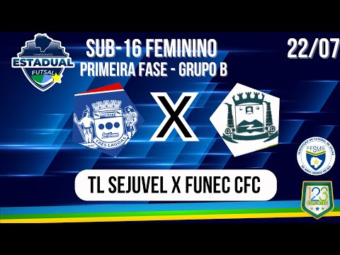 TL SEJUVEL 0 X 3 FUNEC CFC - FFSMS - ESTADUAL FEMININO SUB-16 2023  - AO VIVO COM IMAGENS