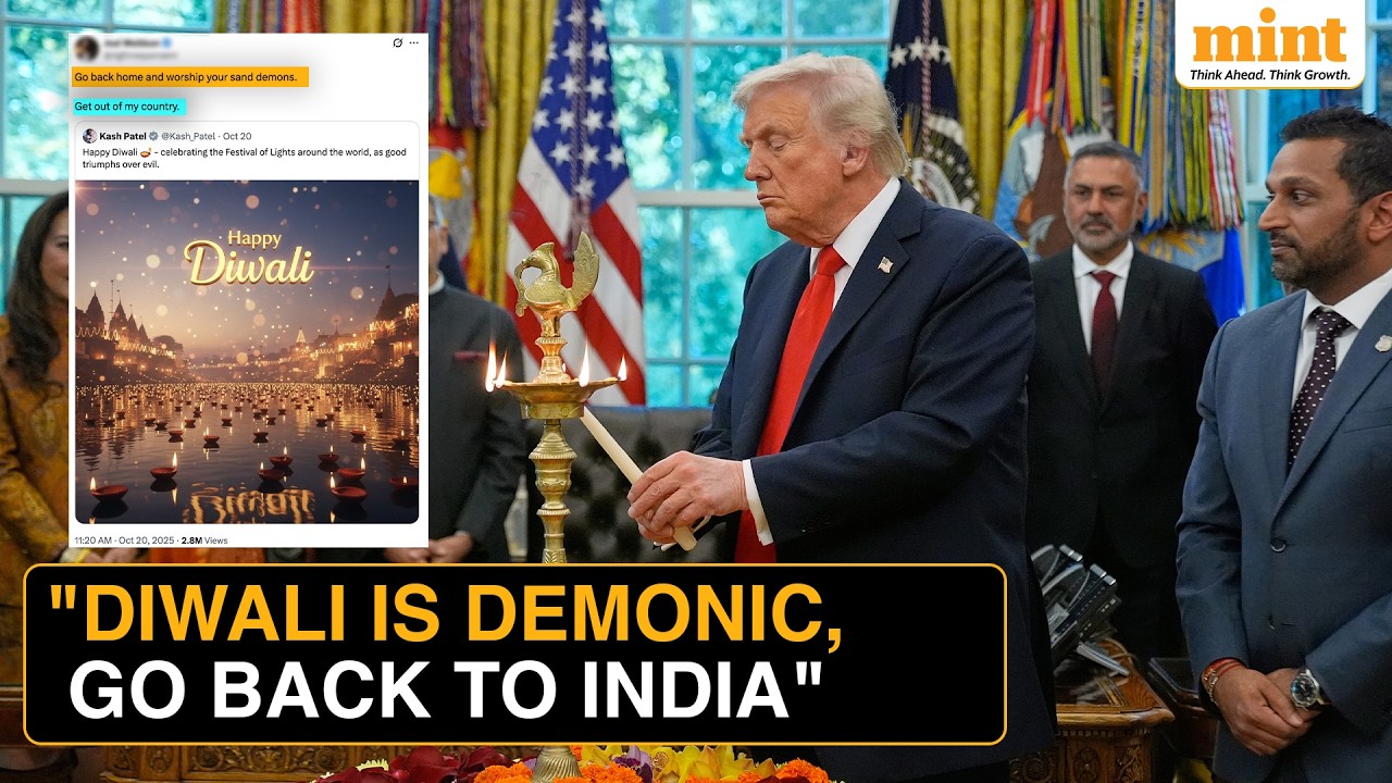 MAGA Rage Over Diwali: Hindu Festival Branded 'Un-American,' 'Demonic' Despite Trump’s Celebration