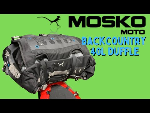 Mosko Moto Backcountry 40L Duffle | First Look | MotoNZ.com