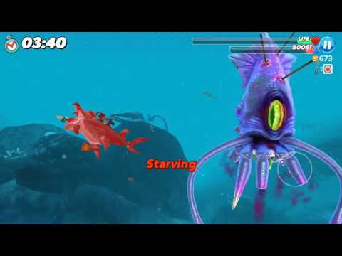 COLOSSAL SQUID DEFEATED! - Hungry Shark World