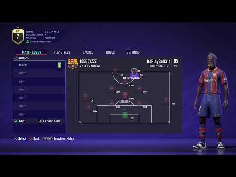 Fifa ProClubs road to division 1