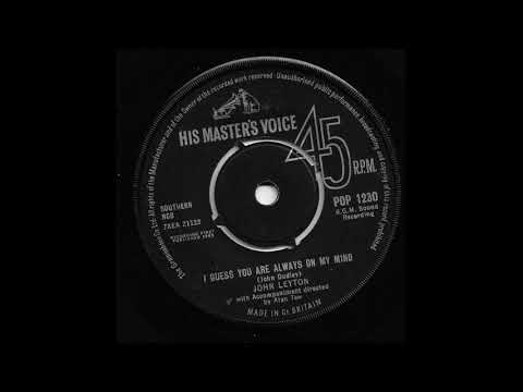 John Leyton - I Guess You Are Always On My Mind
