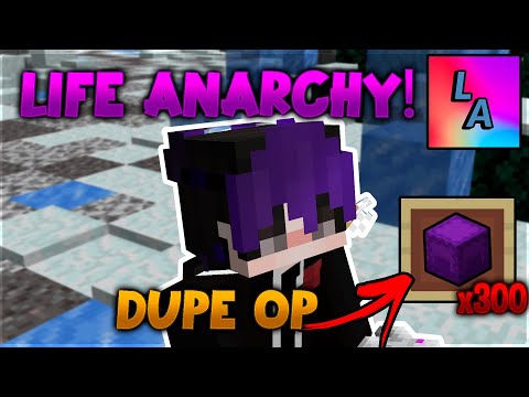 The New Server With Dupe OP 800 KITS PER MINUTE!  LifeAnarchy Minecraft Anarchic 1.12.2