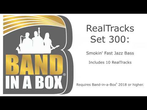 Band-in-a-Box® 2018 - RealTracks Set 300: Smokin' Fast Jazz Bass