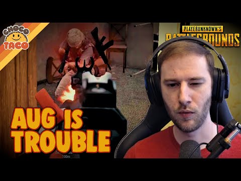 The AUG is a Roller Coaster ft. Lurn - chocoTaco PUBG Duos Gameplay