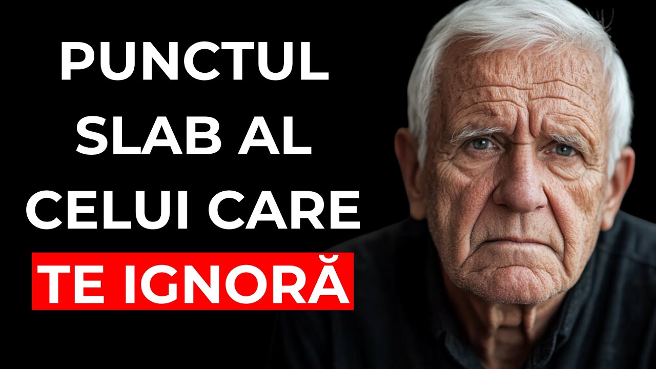 CEA mai mare SLĂBICIUNE a celui care te IGNORĂ
