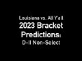 2023 LHSAA Division II non-select football playoffs bracket predictions