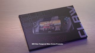 MSI Claw Tempered Glass Protector: Scratch-proof, Smooth