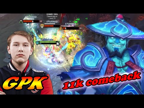 Gpk top tier CIS mid Storm Spirit intense 11k comeback | Immortal Best Ranked Gameplay