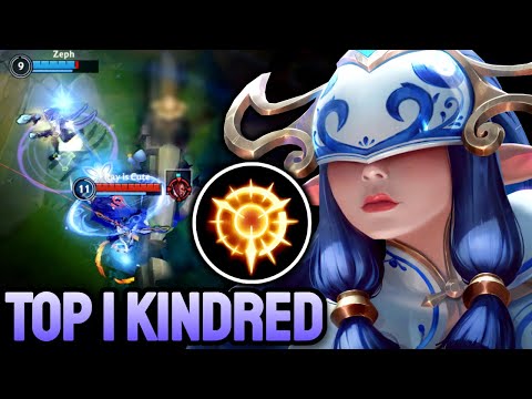 WILD RIFT KINDRED - TOP 1 KINDRED GAMEPLAY - EX SOVEREIGN RANKED
