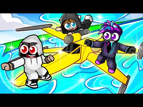 We Built THE LARGEST PLANE In Roblox Build a Boat!