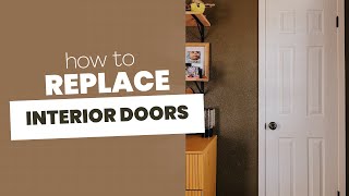 How to Replace an Interior Door {Beginner-Friendly Home Renovation!}
