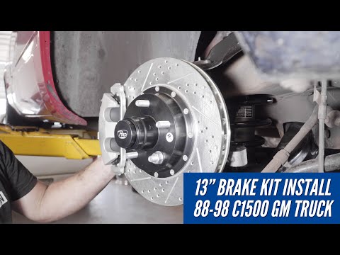 13” Front Big Brake Kit Install for Hot Rods By Boyd 88-98 C1500