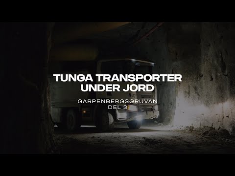 Tunga transporter under jord