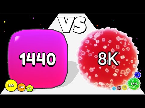 PUFF UP /vs 2048 MARMALADE ∞ ASMR Gameplay Android iOS • Number Ball Merge Math Games