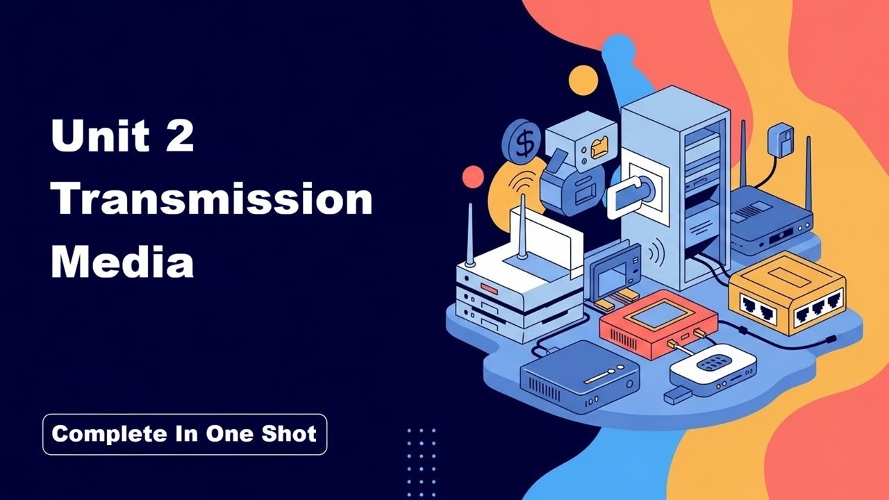Complete Unit 2 | Computer Network | Transmission Media | BCA 5 Semester | MIC