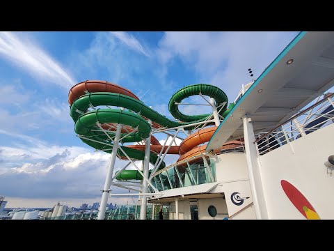 Royal Caribbean Cruise Liberty of the Seas, Part 1 - Stateroom 6538 quick tour and Windjammer