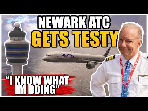 Snarky Conversation Between United Pilot and Newark ATC | Captain Steeeve