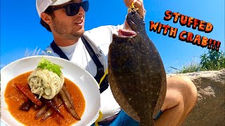 Late Summer Fluke Fishing! Catch&Cook Fluke STUFFED with Crab!!!! DELICIOUS!