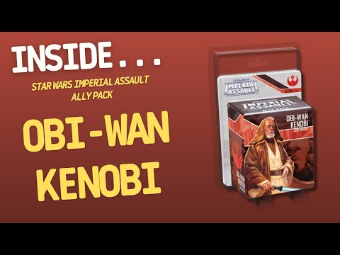 Star Wars Imperial Assault Obi-Wan Kenobi Ally Pack | Inside #705