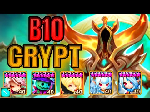 Punisher's Crypt Auto B10 Stable Team with Budget Runes! - Summoners War