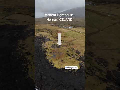 Malarrifsviti Lighthouse - Snæfellsnes Peninsula, Iceland. Captured by Hindsight Aerial