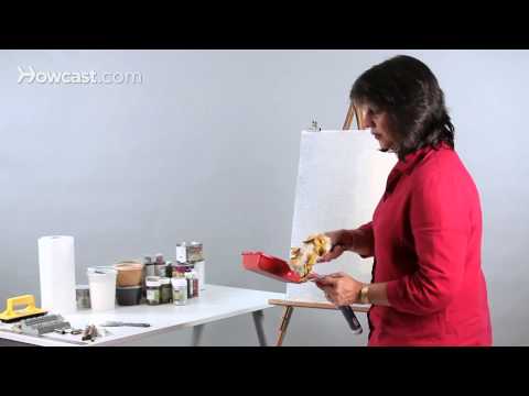 How to Sponge Roller Paint a Wall   Paint Techniques