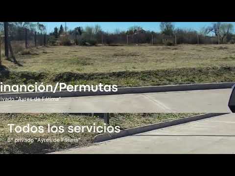 Lote de 600 m2 en venta en barrio privado "Aires de Fátima", J. Koslay, San Luis.