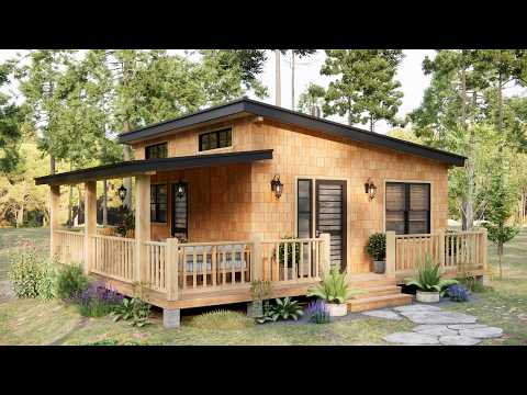 This 400sqft House Has an Amazing Floor Plan! Full Tour!