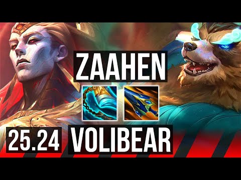 ZAAHEN vs VOLIBEAR (TOP) | KR Master | 25.24