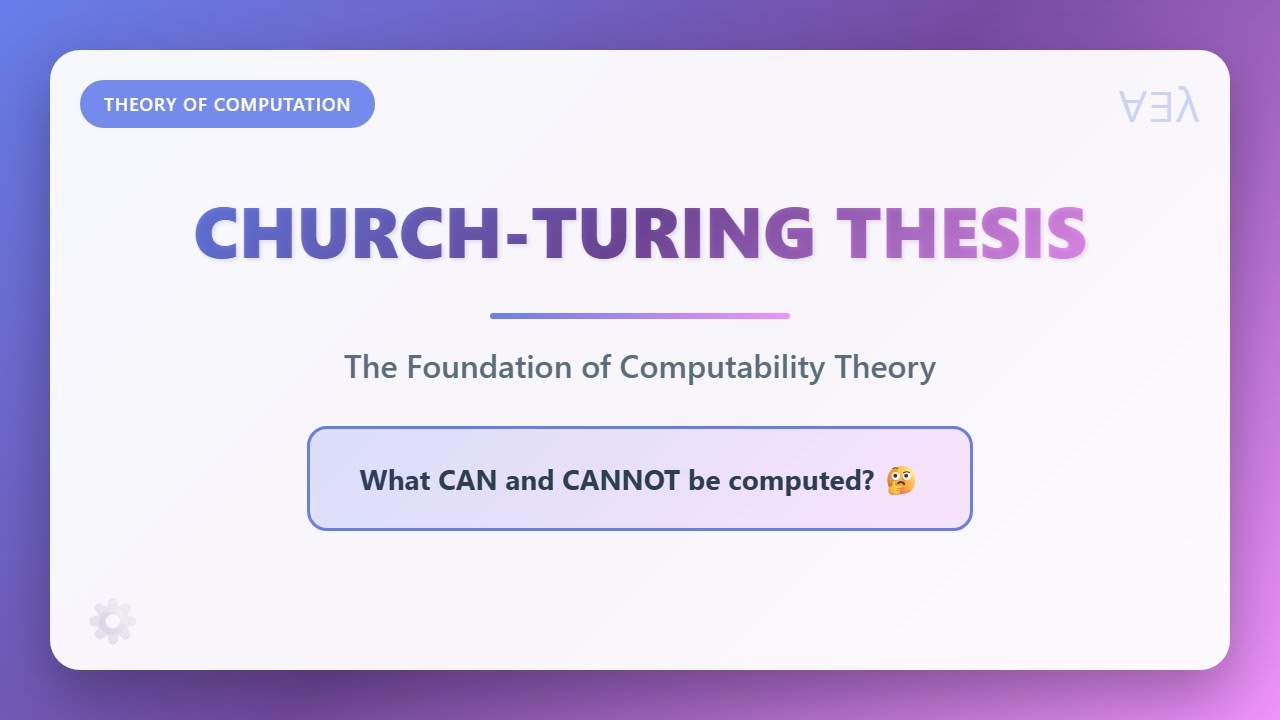 The Church-Turing Thesis Explained: A Beginner's Guide to Computability