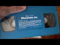 Monsters Inc 2002 VHS